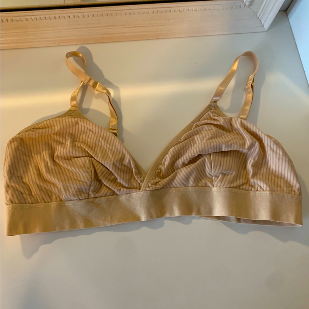 Tan/Cream colored lightweight bra